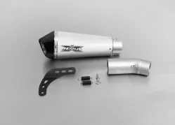 HYPERCONE, slip on (muffler with connecting tube), titanium , 65 mm