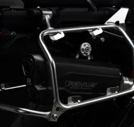 REMUS 8 2.0 Slip On Sport Exhaust BWM F 900 GS Adventure, Stainless steel black, RACING