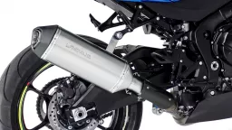 OKAMI, slip on (muffler) incl. carbon heat shield, titanium, EC homologation