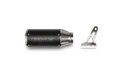 REMUS BoostR, Slip on (sport exhaust), Stainless steel black, EC approval