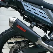 REMUS OFFROAD, Slip on (sport exhaust), Stainless steel black, RACING