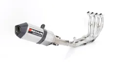 HIGH PERFORMANCE RACING SYSTEM, stainless steel header (4-2-1) with conical tubes & full Titanium Racing OKAMI muffler for YAMAHA YZF-R6, without homologation